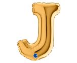 7" Grabo Gold Letter J