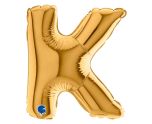7" Grabo Gold Letter K