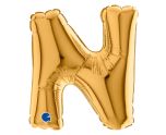 7" Grabo Gold Letter N