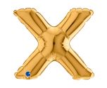 7" Grabo Gold Letter X