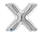 7" Grabo Silver Letter X