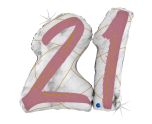 43" Grabo Marble Mate Rose Gold 21 Supershape