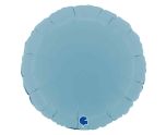 18" Grabo Round Matte Blue Foil