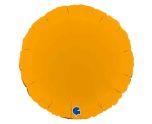 18" Grabo Round Matte Mustard Foil