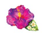 31" Betallic Mighty Tropical Flower Purple Foil Balloon