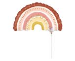 Mini Boho Rainbow Grabo Foil Balloon