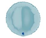 18" Grabo Round Pastel Blue Foil
