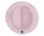 18" Grabo Round Pastel Pink Foil