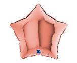 18" Grabo Star Rose Gold Foil