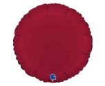 18" Grabo Round Satin Cherry Foil