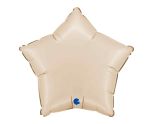 18" Grabo Star Satin Cream Foil