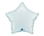 18" Grabo Star Satin Pastel Blue Foil