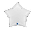18" Grabo Star Satin White Foil