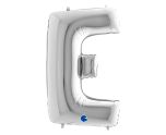 40" Grabo Silver Letter E