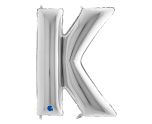 40" Grabo Silver Letter K