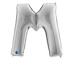 40" Grabo Silver Letter M