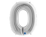 40" Grabo Silver Letter O