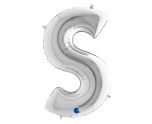 40" Grabo Silver Letter S