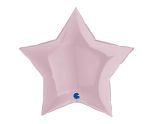 36" Grabo Pastel Pink Star Foil Balloon