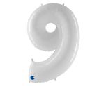 40" Grabo White Fluo Number 9