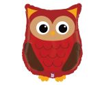 26" Betallic Woodland Owl Foil Balloon