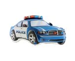 28" Grabo Police Car Blue Foil Balloon