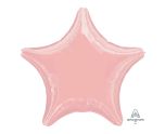 17" Metallic Pearl Pastel Pink Star Foil Balloon Anagram - Unpackaged