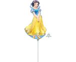 14" Mini Anagram Disney Snow White Heart Foil Balloon