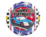 18" Oaktree Happy Birthday Sports Car Round