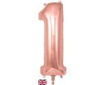 34" Rose Gold Number 1 Oaktree