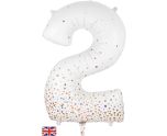 34" Sparkling Fizz Holographic Rose Gold 2 Oaktree