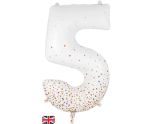 34" Sparkling Fizz Holographic Rose Gold 5 Oaktree