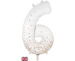 34" Sparkling Fizz Holographic Rose Gold 6 Oaktree