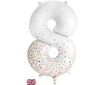 34" Sparkling Fizz Holographic Rose Gold 8 Oaktree