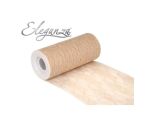 Eleganza Lace Netting Vintage Champagne - 6" x 10m