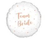 18" Oaktree Team Bride White/Rose Gold Round
