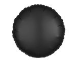 17" Onyx Round Satin Luxe Foil Balloon Anagram - Unpackaged