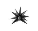 37" Satin Black Starburst Party Deco Foil Balloon