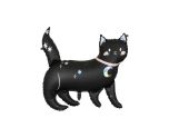 32 x 31.5" Party Deco Black Cat Shape