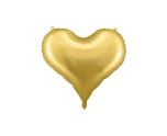 24 x 20.5" Party Deco Foil Heart Gold