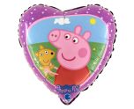 18" Grabo Peppa Pig & Teddy Heart