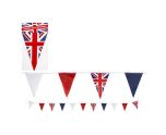 20' PMS Union Jack Rayon Triangular Bunting
