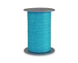 Poly Glitter Turquoise Ribbon 10mm x 100m