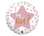 18" Grabo Gender Reveal Round
