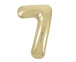 34" Unique Party Gold 7 Foil Balloon