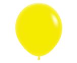 18" Sempertex Fashion Yellow 020 Latex Balloons 25ct.